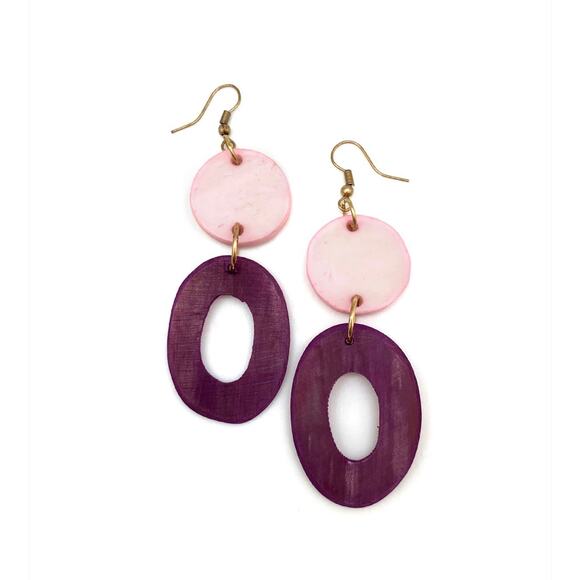 Pink Fair Trade Earrings - Picture 1 of 1